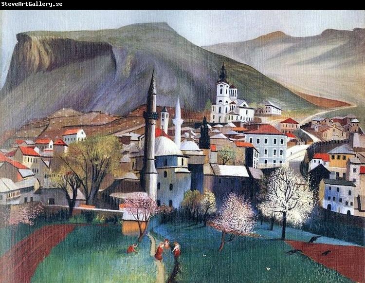 Tivadar Kosztka Csontvary Springtime in Mostar